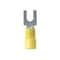 Panduit Ring Terminal, #8 Stud Size, 10 AWG, 600 V, Vinyl Insulated, Yellow, 500 PK PV10-8FX-D - alternate 2